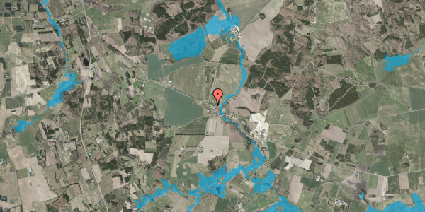 Oversvømmelsesrisiko fra vandløb på Vester Korupvej 41, 9560 Hadsund