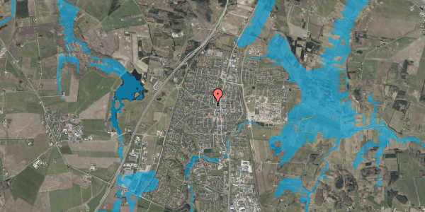 Oversvømmelsesrisiko fra vandløb på Alstrupparken 37, 9530 Støvring
