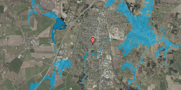 Oversvømmelsesrisiko fra vandløb på Grangårdsvej 59, 9530 Støvring