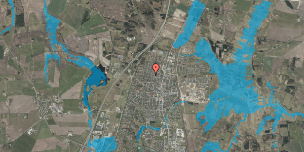 Oversvømmelsesrisiko fra vandløb på Hasselvej 18, 9530 Støvring