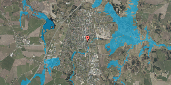 Oversvømmelsesrisiko fra vandløb på Hobrovej 92C, 1. 4, 9530 Støvring