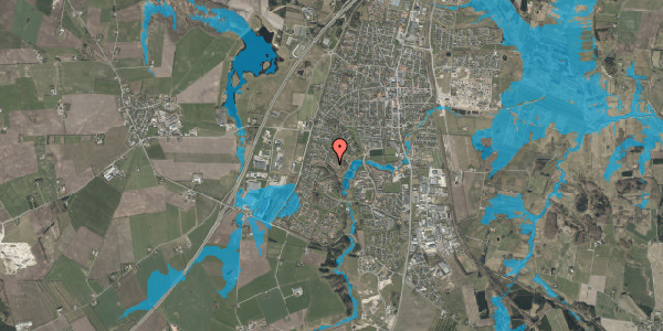 Oversvømmelsesrisiko fra vandløb på Mastruphøj 92, 9530 Støvring