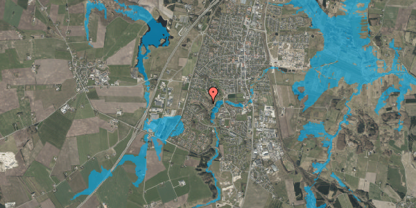 Oversvømmelsesrisiko fra vandløb på Mastruphøj 114, 9530 Støvring