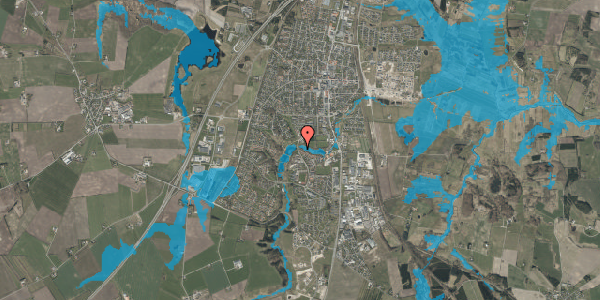 Oversvømmelsesrisiko fra vandløb på Mastruplundvej 23, 9530 Støvring