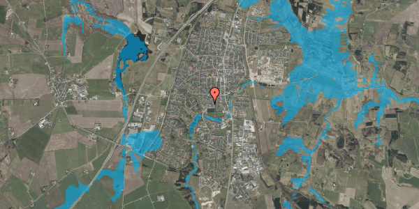 Oversvømmelsesrisiko fra vandløb på Mastrupvej 18, 9530 Støvring