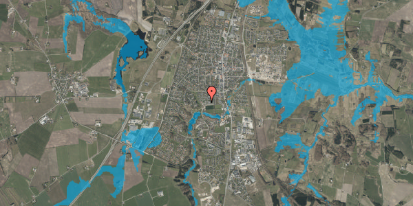 Oversvømmelsesrisiko fra vandløb på Mastrupvej 21, 9530 Støvring