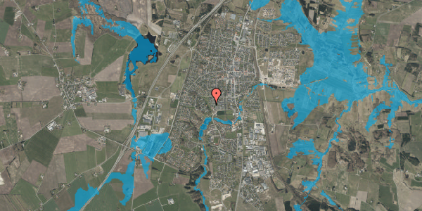 Oversvømmelsesrisiko fra vandløb på Mastrupvej 46, 9530 Støvring