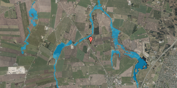 Oversvømmelsesrisiko fra vandløb på Nibevej 120, 9530 Støvring