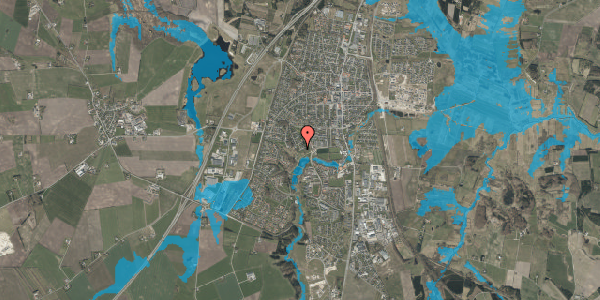 Oversvømmelsesrisiko fra vandløb på Søndervang 45, 9530 Støvring