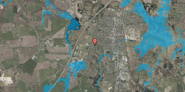 Oversvømmelsesrisiko fra vandløb på Vestre Alle 35, 9530 Støvring