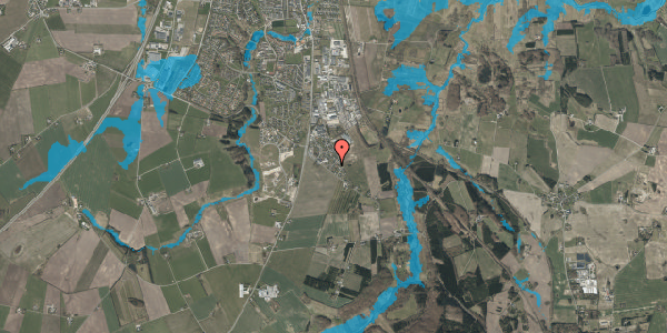 Oversvømmelsesrisiko fra vandløb på Vibevej 4, 9530 Støvring