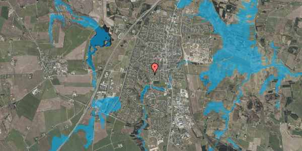 Oversvømmelsesrisiko fra vandløb på Ådalsparken 21, 9530 Støvring