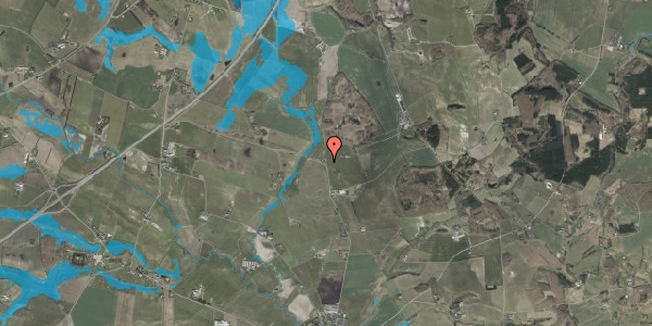Oversvømmelsesrisiko fra vandløb på Idskovhedevej 31, 9330 Dronninglund