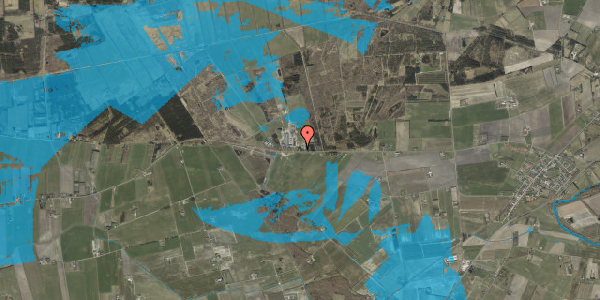 Oversvømmelsesrisiko fra vandløb på Tranumvej 170, 9440 Aabybro
