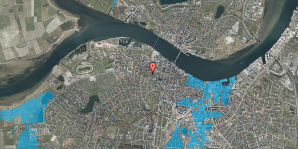 Oversvømmelsesrisiko fra vandløb på Absalonsgade 9B, 3. 30, 9000 Aalborg
