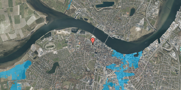 Oversvømmelsesrisiko fra vandløb på Absalonsgade 37, 2. th, 9000 Aalborg