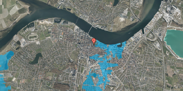 Oversvømmelsesrisiko fra vandløb på Adelgade 2, 2. , 9000 Aalborg