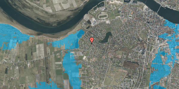 Oversvømmelsesrisiko fra vandløb på Ananasvej 115, 9000 Aalborg
