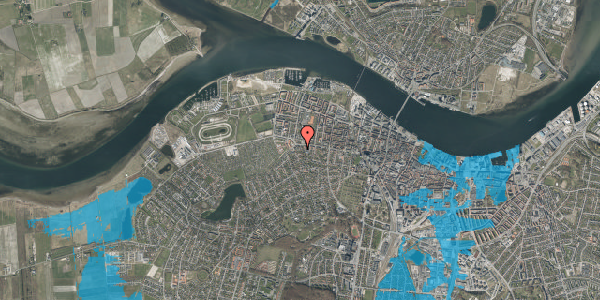 Oversvømmelsesrisiko fra vandløb på Anneberghøj 10, 9000 Aalborg