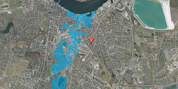 Oversvømmelsesrisiko fra vandløb på Bernstorffsgade 69, 9000 Aalborg