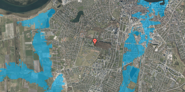 Oversvømmelsesrisiko fra vandløb på Blegdalsparken 43, 1. tv, 9000 Aalborg