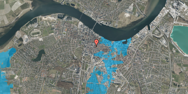 Oversvømmelsesrisiko fra vandløb på Boulevarden 14, 1. , 9000 Aalborg
