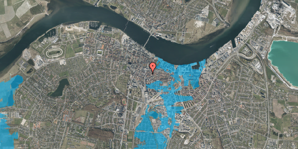 Oversvømmelsesrisiko fra vandløb på Brandstrupsgade 3, 9000 Aalborg