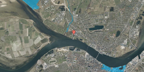 Oversvømmelsesrisiko fra vandløb på Julius Posselts Vej 8, 3. mf, 9400 Nørresundby