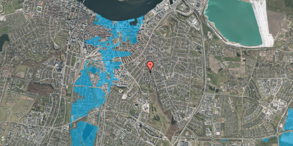 Oversvømmelsesrisiko fra vandløb på Bygholmen 1, 9000 Aalborg