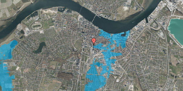 Oversvømmelsesrisiko fra vandløb på Christiansgade 40, 3. th, 9000 Aalborg