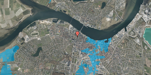 Oversvømmelsesrisiko fra vandløb på Dalgasgade 14, 2. th, 9000 Aalborg