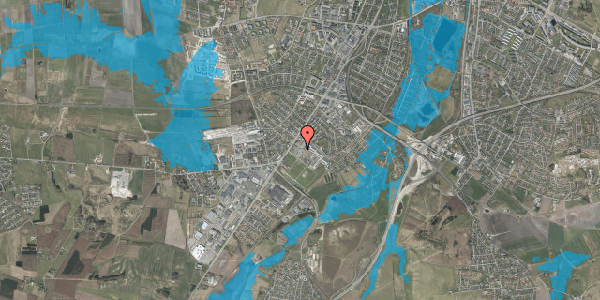 Oversvømmelsesrisiko fra vandløb på Dyrskuevej 21, 2. 4, 9200 Aalborg SV