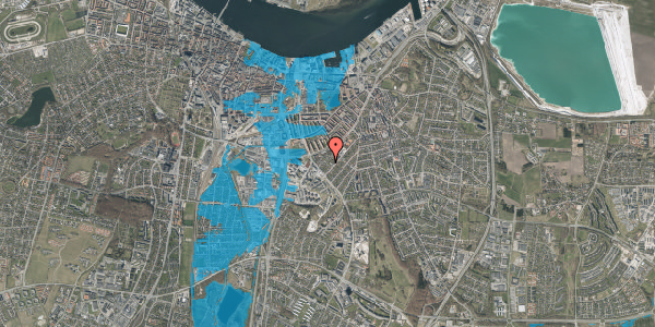 Oversvømmelsesrisiko fra vandløb på Edvardsvej 2, 9000 Aalborg