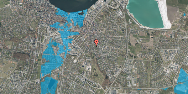 Oversvømmelsesrisiko fra vandløb på Enghavevej 35, 9000 Aalborg