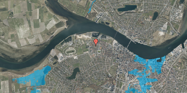 Oversvømmelsesrisiko fra vandløb på Engtoftevej 22, st. , 9000 Aalborg
