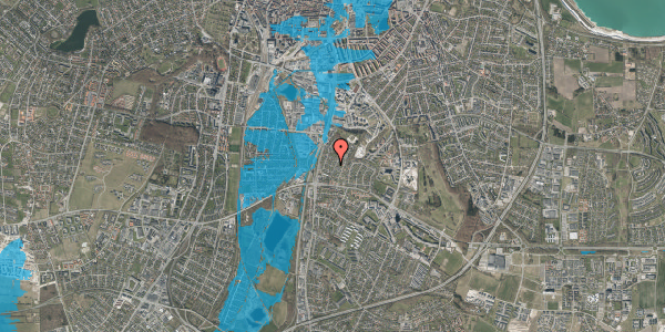 Oversvømmelsesrisiko fra vandløb på Fasanvej 3, 9000 Aalborg