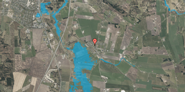 Oversvømmelsesrisiko fra vandløb på Ferslev Byvej 19, 9230 Svenstrup J