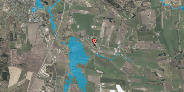 Oversvømmelsesrisiko fra vandløb på Ferslev Byvej 31C, 1. tv, 9230 Svenstrup J