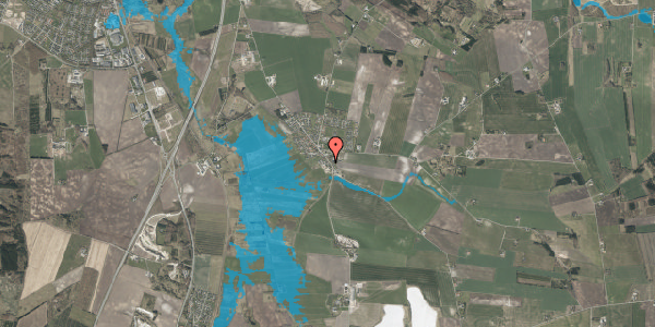 Oversvømmelsesrisiko fra vandløb på Ferslev Byvej 44, st. mf, 9230 Svenstrup J
