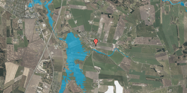 Oversvømmelsesrisiko fra vandløb på Ferslev Byvej 49, 9230 Svenstrup J