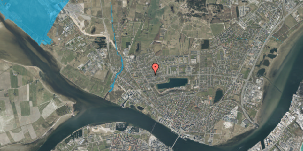 Oversvømmelsesrisiko fra vandløb på Forbindelsesvejen 18G, kl. 9, 9400 Nørresundby