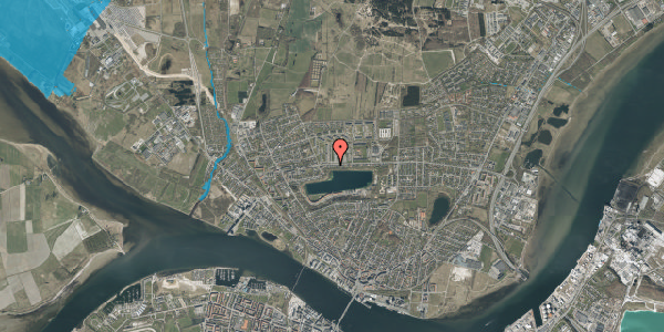 Oversvømmelsesrisiko fra vandløb på Forbindelsesvejen 37, 9400 Nørresundby