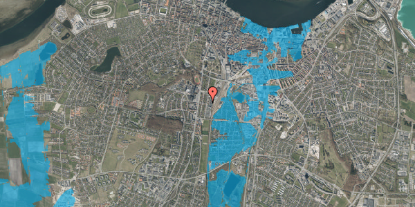 Oversvømmelsesrisiko fra vandløb på Forchhammersvej 15, 9000 Aalborg