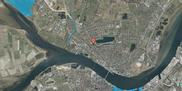 Oversvømmelsesrisiko fra vandløb på Frank Rygårds Vej 11, 9400 Nørresundby