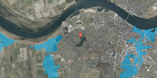 Oversvømmelsesrisiko fra vandløb på Gammel Åvej 8A, 9000 Aalborg