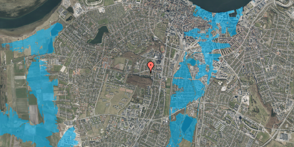 Oversvømmelsesrisiko fra vandløb på Granlien 4, 9000 Aalborg