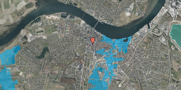 Oversvømmelsesrisiko fra vandløb på Grønnegangen 3, 1. tv, 9000 Aalborg