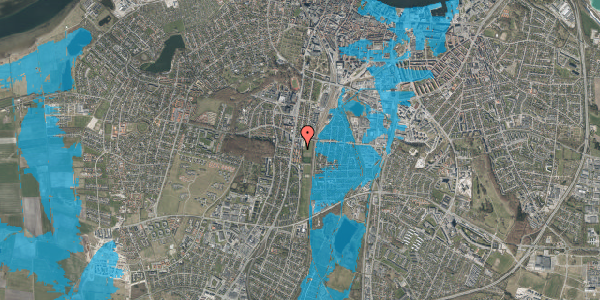 Oversvømmelsesrisiko fra vandløb på Gundorfslund 9A, 9000 Aalborg