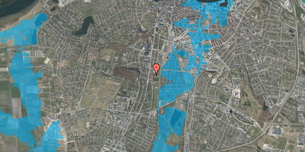 Oversvømmelsesrisiko fra vandløb på Gundorfslund 11, 2. th, 9000 Aalborg