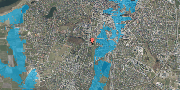 Oversvømmelsesrisiko fra vandløb på Gundorfslund 31, st. tv, 9000 Aalborg